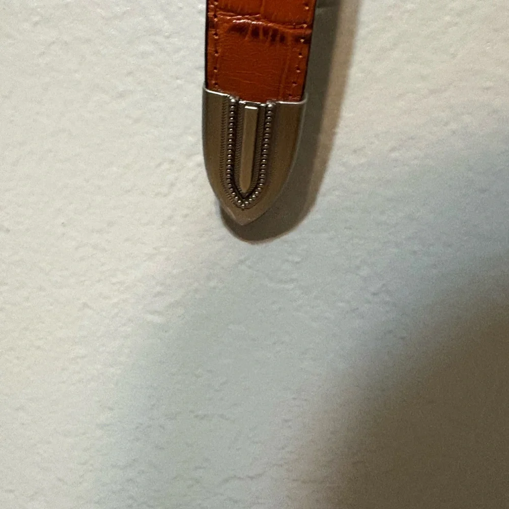 Mens University of Oklahoma leather belt